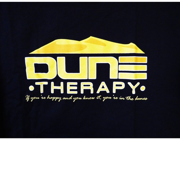 NEW Dune Therapy "Happy at the Dunes" Black Graphic Tee Size 4X - Picture 4 of 6
